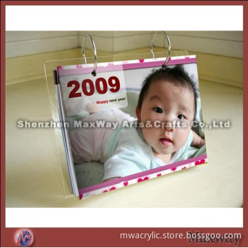 Baby Diaties Pretty Acrylic Calendar Holder